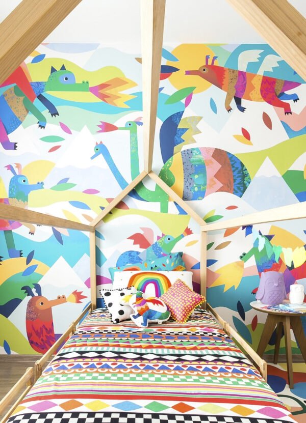 Papel de Parede Infantil Dragão - Painel - Image 2
