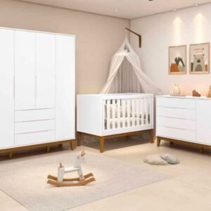 Comoda Sapateira Elfe Classic 1p4g Branco Fosco